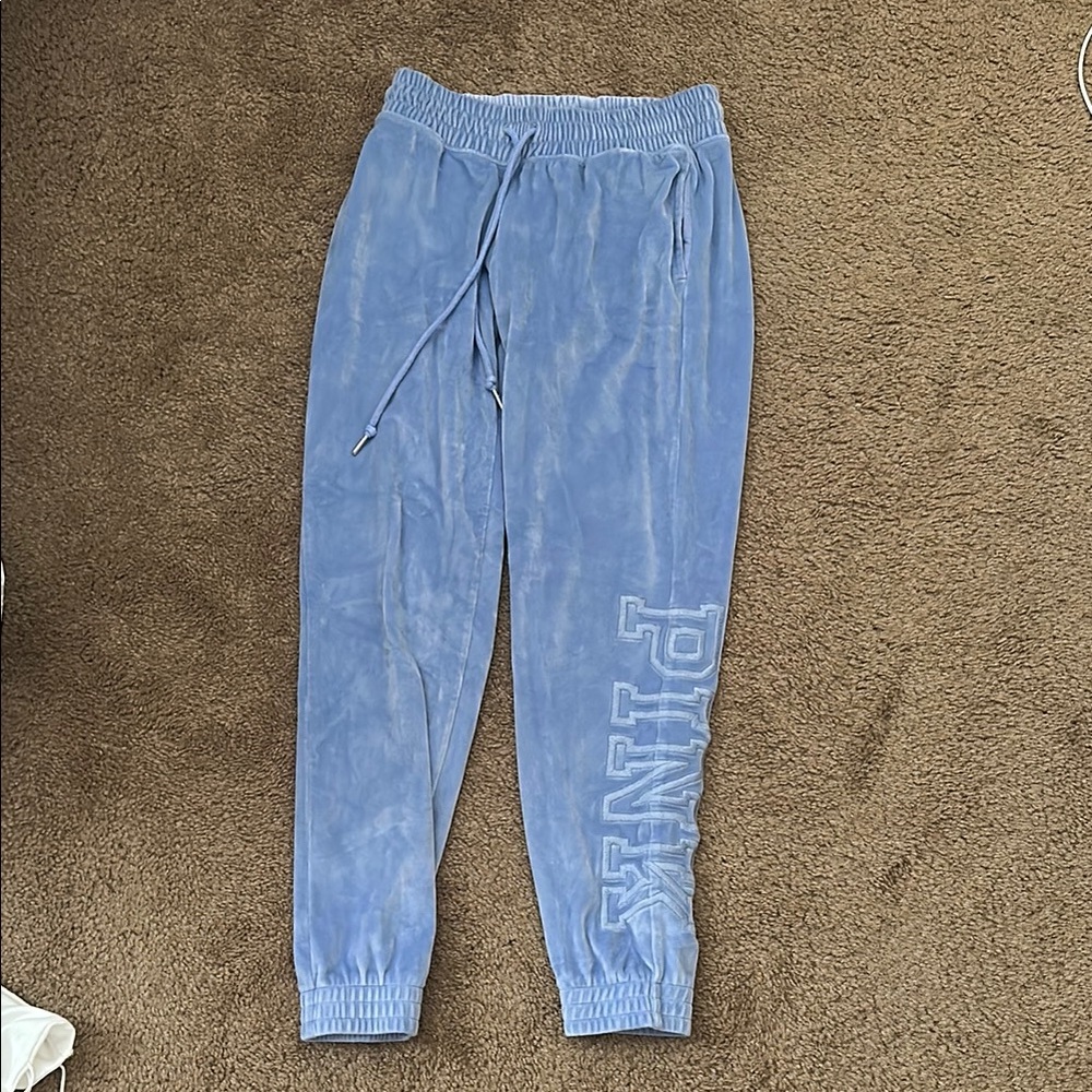 Blue Joggers with Logo